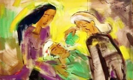 Họa sĩ Phạm Lực khoe 'Phụ nữ và Hoa'