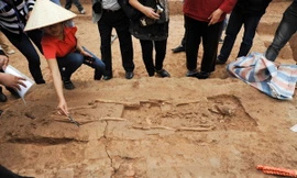 Phát lộ thành Đại La gần nút giao thông Hà Nội