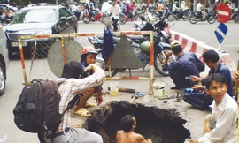 Hố 'tử thần' chưa thể khắc chế