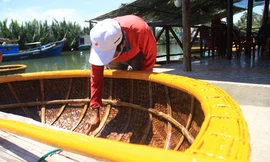 Đón khách quốc tế, ngàn chiếc thúng ở Hội An 'khoác áo mới' 