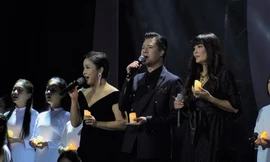 Ngọc Anh 3A, Mỹ Linh, Quang Dũng đắm chìm trong đêm nhạc Phú Quang