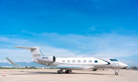 Nhìn gần 'chuyên cơ tỷ phú' gây chú ý ở Đà Nẵng