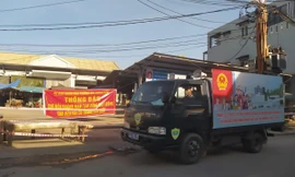 Liên quan đến nhân viên thẩm mỹ dương tính, lực lượng chức năng đã ngừng hoạt động chợ Hòa Khánh Nam.