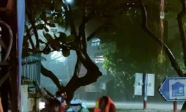 Đà Nẵng: Thót tim nhìn nước cuốn phăng người dân giữa đường