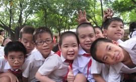 Đẹp như ánh mắt trẻ thơ ngày khai trường