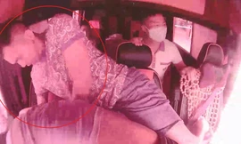 Tài xế xe khách tuyến Thái Bình - Hà Nội bị hai đối tượng chặn đầu, hành hung