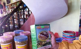 Các sản phẩm phấn hoa Atiso bán trên thị trường