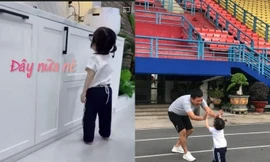 Con gái Trường Giang - Nhã Phương khiến netizen "cưng xỉu" bởi hành động ấm áp này