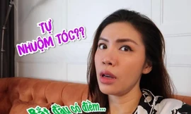 Siêu mẫu Minh Tú tự làm tóc tại nhà, kết quả thế nào mà lại tự "quay xe" cực gắt?