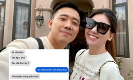 Hari Won đăng tin nhắn "tình bể bình" với ông xã, dân tình té ngửa với cách xưng hô của cặp đôi