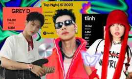 Nghệ sĩ Gen Z "on top": tlinh, GREY D hơn trăm triệu lượt nghe, MCK chỉ đứng sau Jung Kook
