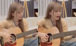 Vừa ôm đàn vừa hát "Love, Rosie", Thiều Bảo Trâm gây bất ngờ với giọng hát live ngọt ngào