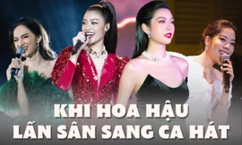 Khi nàng hậu "cầm mic": Thúy Vân ra MV "khịa" cuộc thi hoa hậu, Nam Em hát live cực ngọt