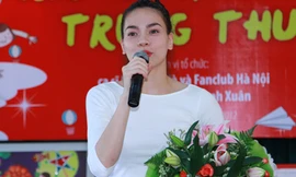 Hà Hồ và trẻ em da cam