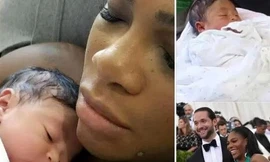 Serena Williams xúc động lần đầu khoe ảnh con gái mới chào đời
