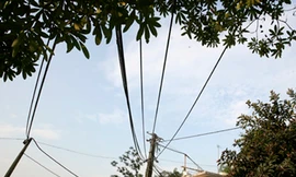 Khiếp đảm phát hiện xác đàn ông treo trên trụ điện