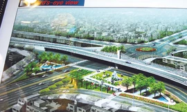 Ủng hộ phương án cầu vượt qua Đàn Xã Tắc lệch về phía Nam