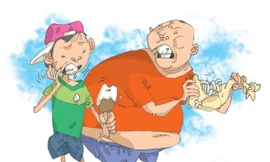 Răng mòn đâu bởi nhai lâu