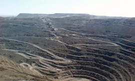 Khu mỏ vàng Muruntau đang được khai thác