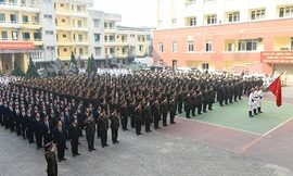 Bộ Tư lệnh Cảnh vệ ra quân bảo vệ Đại hội XIII của Đảng