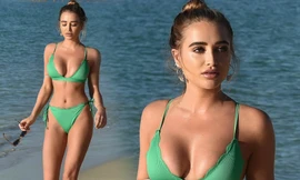 Sao truyền hình 9x đẹp như mộng ở biển