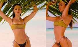 Candice Swanepoel khoe đường cong tuyệt mỹ trong bộ sưu tập áo tắm mới