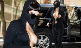 Halsey khoe gần trọn vòng một trên phố, bị chỉ trích dữ dội