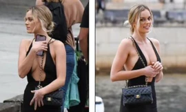 Bạn gái tỷ phú Justin Hemmes mặc hở gần hết ngực bị 'ném đá'