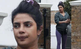 Hoa hậu Thế giới Priyanka Chopra mặc xuề xoà, mặt mộc khác lạ đến không nhận ra