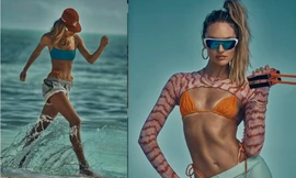 'Biểu tượng sắc đẹp Nam Phi' phô diễn hình thể tuyệt mỹ