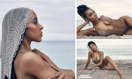 Tinashe gợi cảm 'rực lửa' trên tạp chí áo tắm danh tiếng SI Swimsuit 