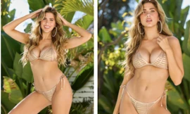 Body nóng bỏng 'từng cm' của mẫu nội y có chỉ số 3 vòng 'vàng'
