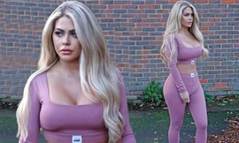 Mẫu nội y Anh quốc Bianca Gascoigne khoe dáng 'bốc lửa' trên phố