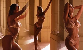 Người đàn bà Romania đẹp 'khuynh thành' phô đường cong tuyệt mỹ với bikini