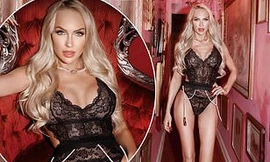 Christine Quinn chụp quảng cáo nội y 'nóng rực'