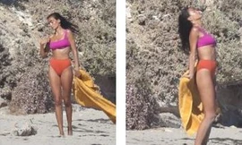 Siêu mẫu cao 1m80 Kelly Gale khoe thể hình đẹp như tượng tạc với bikini