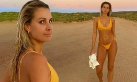 Hoa hậu Australia khoe dáng nóng bỏng với bikini