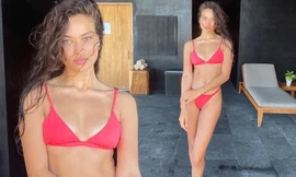 Shanina Shaik khoe dáng siêu mẫu với bikini 