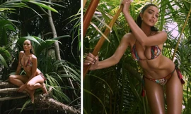 Hoa hậu Olivia Culpo khoe body săn chắc, không tỳ vết đẹp như tượng tạc