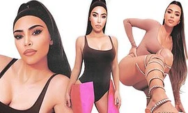 Kim 'siêu vòng 3' tung loạt ảnh sexy 'bỏng mắt'