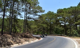 Một khúc cua trên đèo Prenn