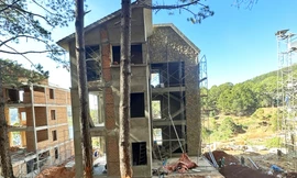 Xây 4 biệt thự sai phép, một công ty du lịch bị phạt 110 triệu đồng