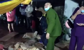 Di dời người dân đến nơi an toàn