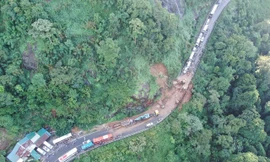 Một vụ tai nạn trên đèo Bảo Lộc