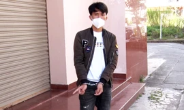 Đặng Công Khanh tại hiện trường vụ lừa đảo chiếm đoạt tài sản