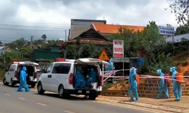 Ổ dịch nằm trên địa bàn xã Trạm Hành