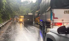 Tắc cục bộ Quốc lộ 20 do du khách rời Đà Lạt sau lễ