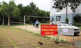 khu cách ly tại ký túc xá Đại học Tôn Đức Thắng, phân hiệu TP.Bảo Lộc