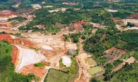 Vi phạm 11 lỗi về khai thác cao lanh, một công ty bị phạt hơn 1,3 tỷ đồng 