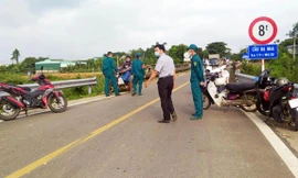 Phong tỏa một khu vực ở Đạ Tẻh